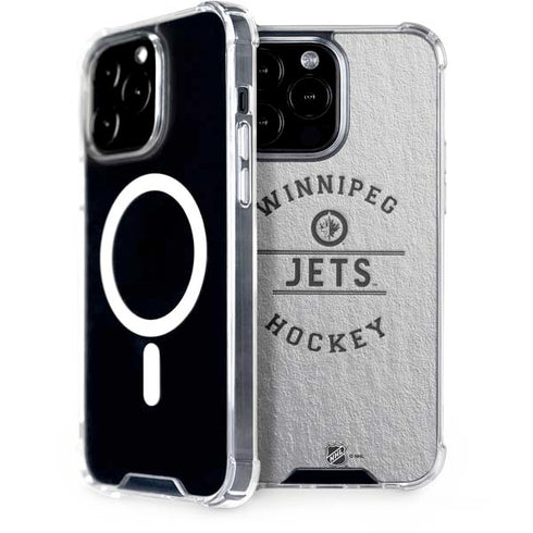 NHL Winnipeg Jets Black Text iPhone 14 Pro Max MagSafe Case