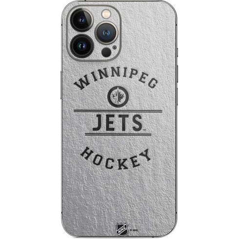NHL Winnipeg Jets Black Text iPhone 14 Pro Max Skin