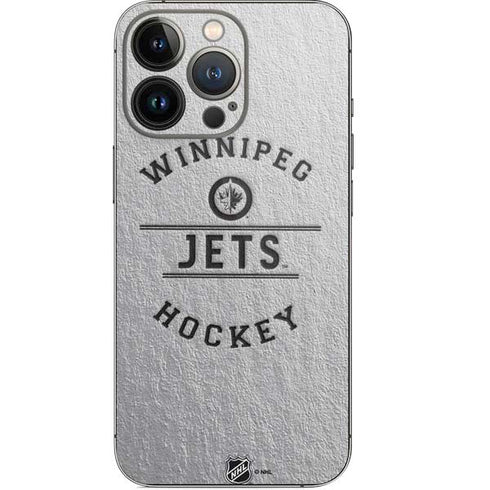 NHL Winnipeg Jets Black Text iPhone 14 Pro Skin
