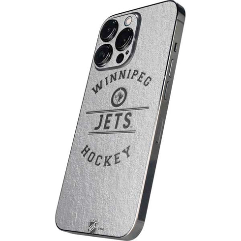NHL Winnipeg Jets Black Text iPhone 14 Pro Skin
