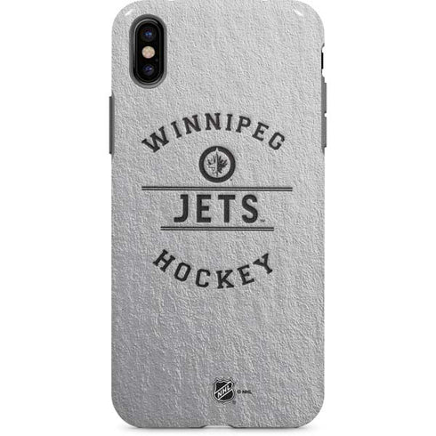 NHL Winnipeg Jets Black Text iPhone 8 Pro Case