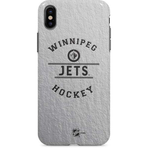NHL Winnipeg Jets Black Text iPhone X Pro Case