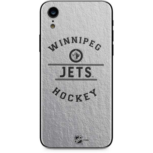 NHL Winnipeg Jets Black Text iPhone XR Skin