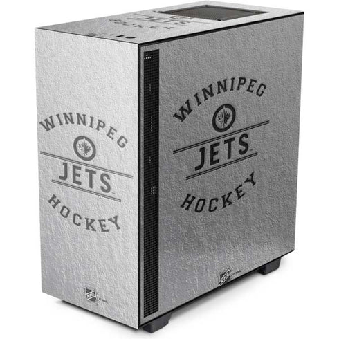 NHL Winnipeg Jets Black Text NZXT H510 Compact ATX Mid-Tower Case Skin