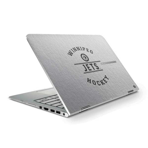 NHL Winnipeg Jets Black Text HP Spectre Skin