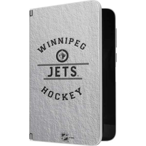 NHL Winnipeg Jets Black Text Surface Duo Skin