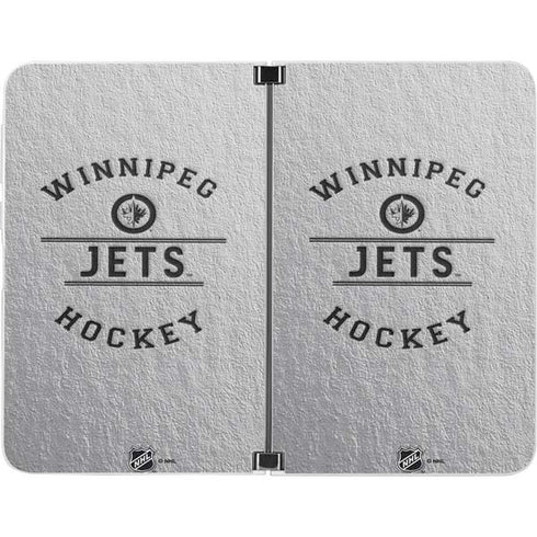NHL Winnipeg Jets Black Text Surface Duo Skin