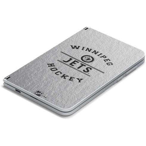 NHL Winnipeg Jets Black Text Surface Duo Skin