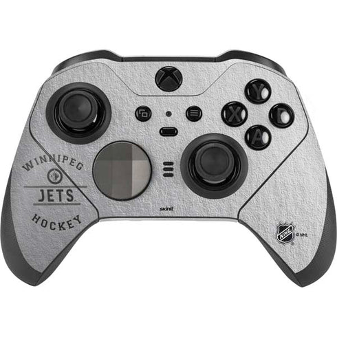 NHL Winnipeg Jets Black Text Xbox Elite Wireless Controller Series 2 Skin