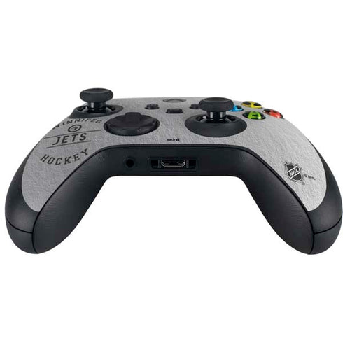 NHL Winnipeg Jets Black Text Xbox Series X Controller Skin