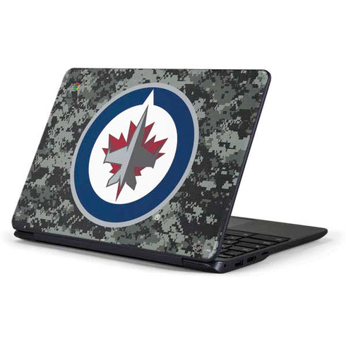 NHL Winnipeg Jets Camo Samsung Chromebook Skin