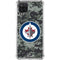 NHL Winnipeg Jets Camo Galaxy A12 Clear Case