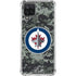NHL Winnipeg Jets Camo Galaxy A12 Clear Case