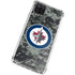 NHL Winnipeg Jets Camo Galaxy A12 Clear Case