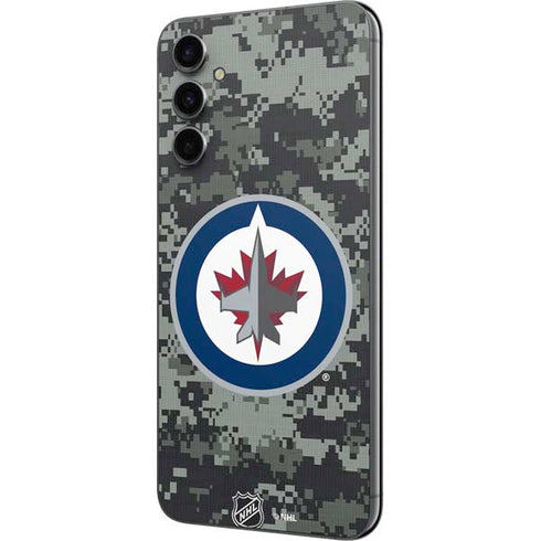 NHL Winnipeg Jets Camo Galaxy A14 5G Skin