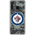 NHL Winnipeg Jets Camo Galaxy A21 Clear Case