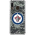 NHL Winnipeg Jets Camo Galaxy A30 Clear Case