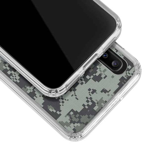 NHL Winnipeg Jets Camo Galaxy A30 Clear Case