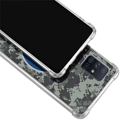 NHL Winnipeg Jets Camo Galaxy A51 5G Clear Case