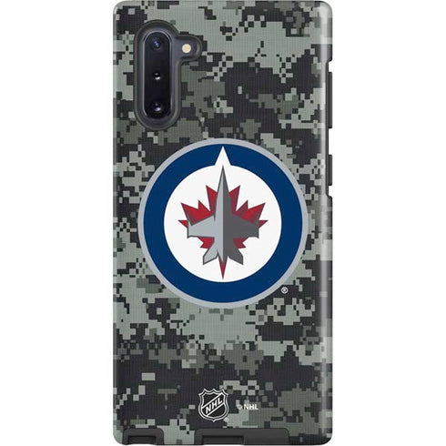 NHL Winnipeg Jets Camo Galaxy Note 10 Pro Case