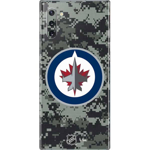 NHL Winnipeg Jets Camo Galaxy Note 10 Skin