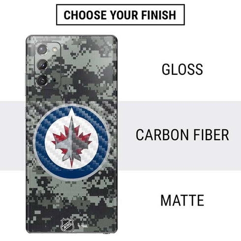 NHL Winnipeg Jets Camo Galaxy Note20 5G Skin