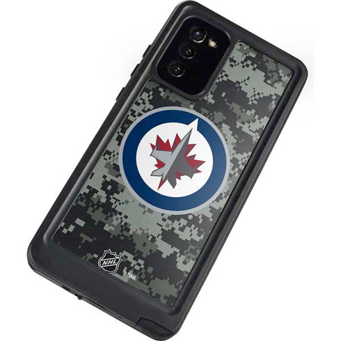 NHL Winnipeg Jets Camo Galaxy Note20 5G Waterproof Case