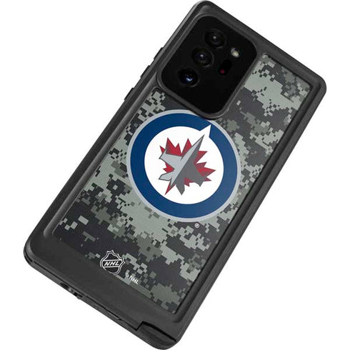 NHL Winnipeg Jets Camo Galaxy Note20 Ultra 5G Waterproof Case