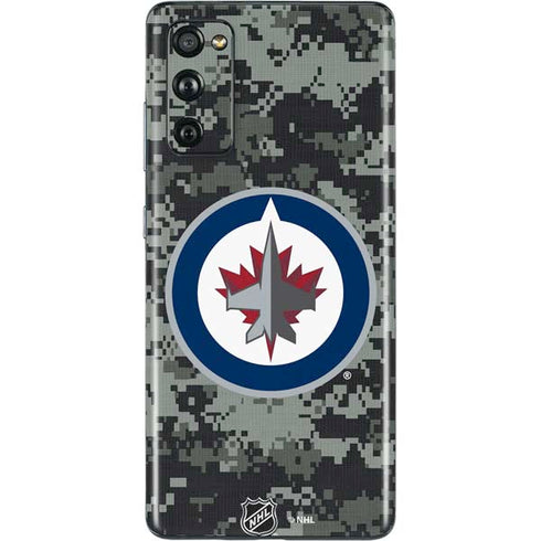 NHL Winnipeg Jets Camo Galaxy S20 Fan Edition Skin
