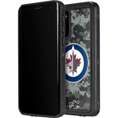 NHL Winnipeg Jets Camo Galaxy S20 Plus Waterproof Case