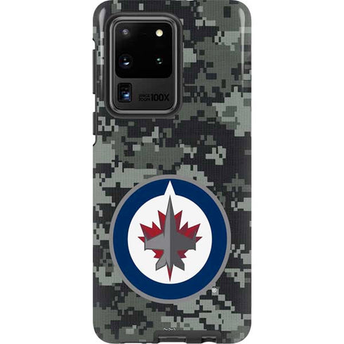 NHL Winnipeg Jets Camo Galaxy S20 Ultra 5G Pro Case
