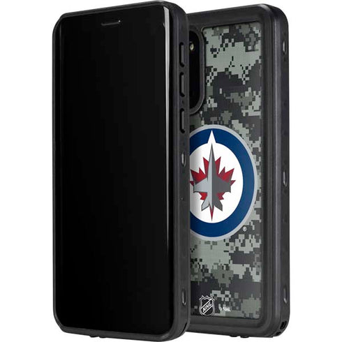 NHL Winnipeg Jets Camo Galaxy S20 Waterproof Case
