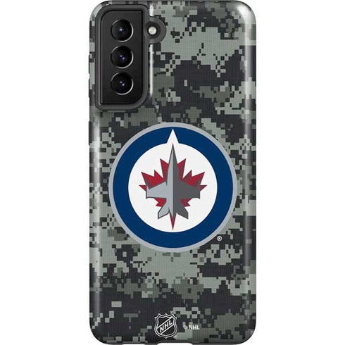 NHL Winnipeg Jets Camo Galaxy S21 FE Pro Case