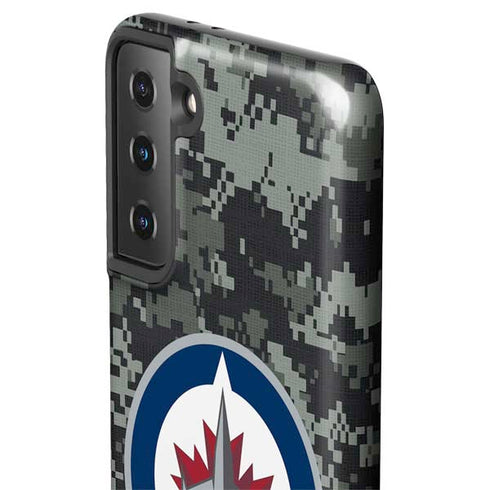 NHL Winnipeg Jets Camo Galaxy S21 FE Pro Case