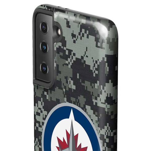 NHL Winnipeg Jets Camo Galaxy S21 Plus 5G Pro Case