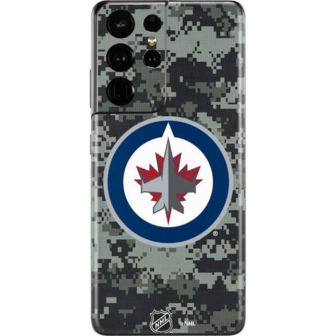 NHL Winnipeg Jets Camo Galaxy S21 Ultra 5G Skin