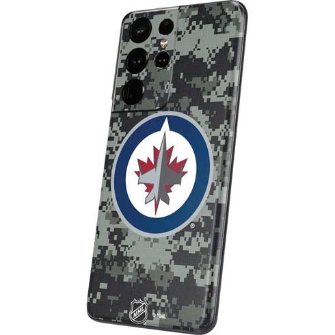 NHL Winnipeg Jets Camo Galaxy S21 Ultra 5G Skin