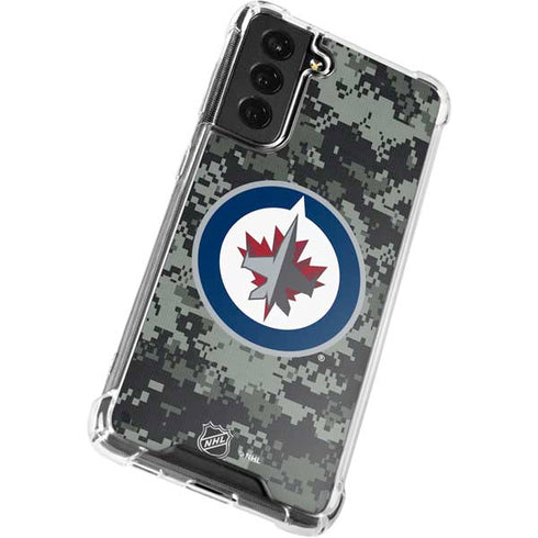 NHL Winnipeg Jets Camo Galaxy S22 Clear Case