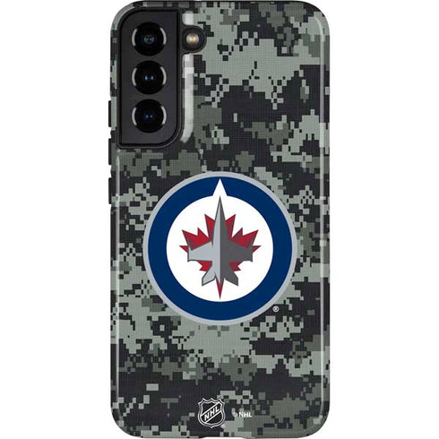 NHL Winnipeg Jets Camo Galaxy S22 Plus Pro Case