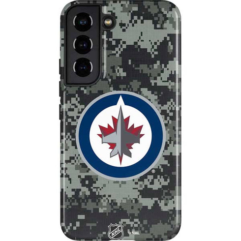 NHL Winnipeg Jets Camo Galaxy S22 Pro Case