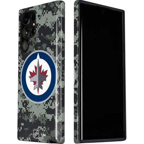 NHL Winnipeg Jets Camo Galaxy S22 Ultra Pro Case