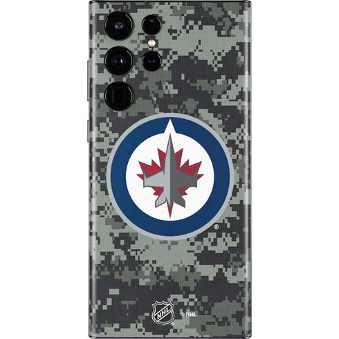 NHL Winnipeg Jets Camo Galaxy S22 Ultra Skin