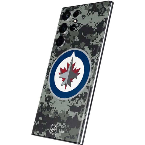 NHL Winnipeg Jets Camo Galaxy S22 Ultra Skin
