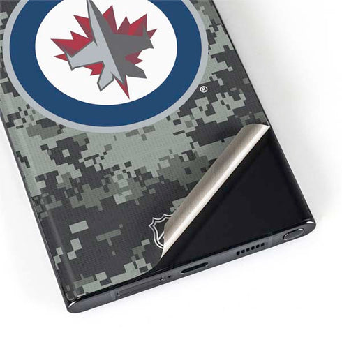 NHL Winnipeg Jets Camo Galaxy S22 Ultra Skin