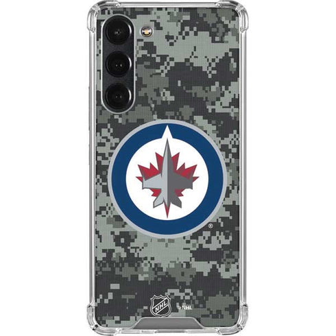 NHL Winnipeg Jets Camo Galaxy S23 Plus Clear Case