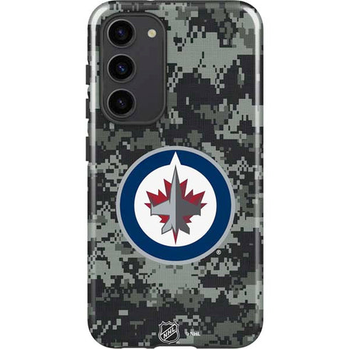 NHL Winnipeg Jets Camo Galaxy S23 Plus Pro Case