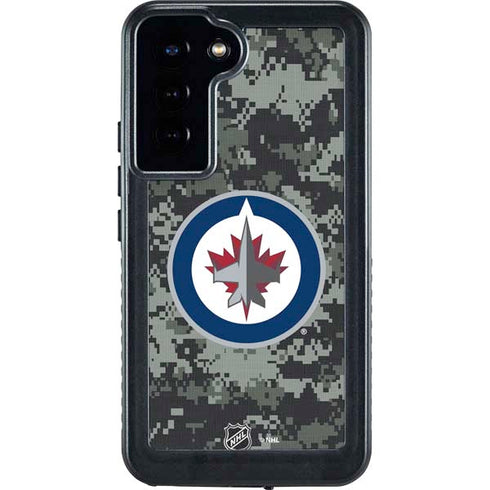 NHL Winnipeg Jets Camo Galaxy S23 Plus Waterproof Case