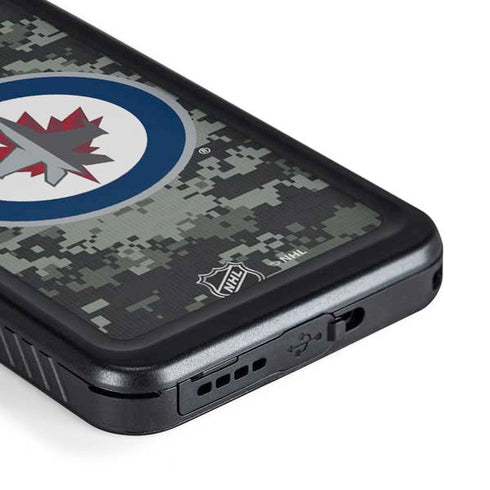 NHL Winnipeg Jets Camo Galaxy S23 Plus Waterproof Case