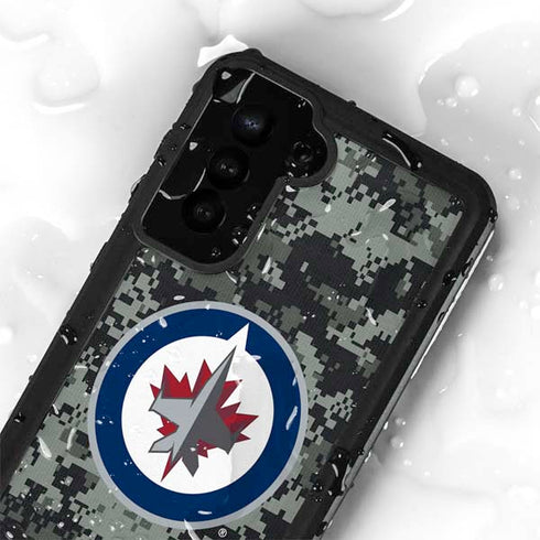 NHL Winnipeg Jets Camo Galaxy S23 Plus Waterproof Case