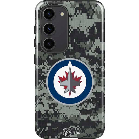NHL Winnipeg Jets Camo Galaxy S23 Pro Case